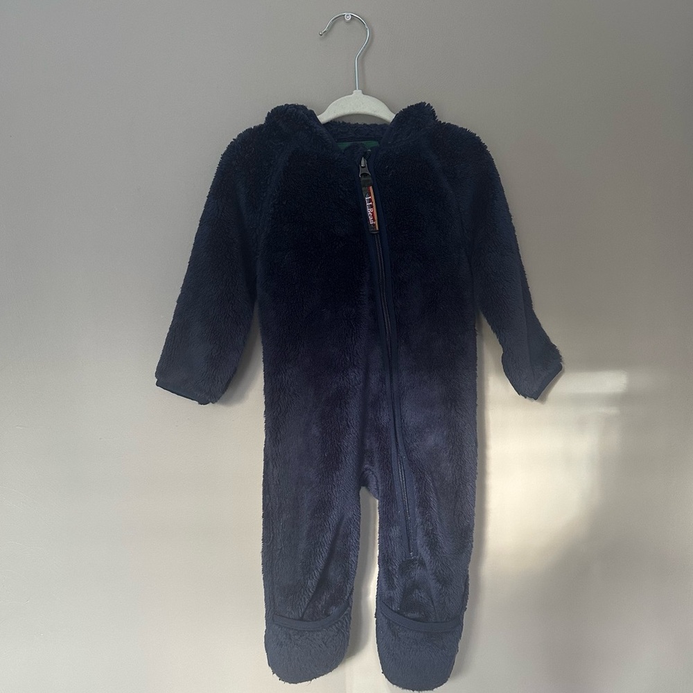 L.L. Bean Navy Kids Bunting